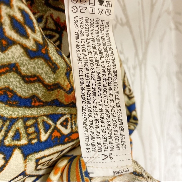 FOREVER-21 Southwest Medallion Print Mini Dress M - Picture 10 of 11